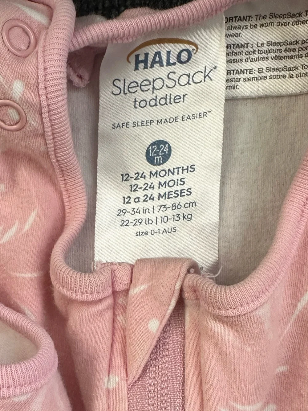 Halo Early Walker Sleep Slack
